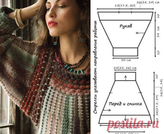 10 моделей с интересными узорами. Вязание спицами