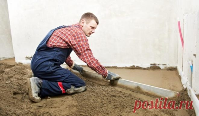 Стяжка Пола в Доме по Грунту: Устройство, Особенности Утепленные полы дома по грунту обойдутся дешевле и практичнее, чем основание на деревянных лагах. Бетон прослужит намного дольше. (Фото & Видео) +Отзывы