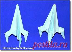 Космические поделки для детей. Ракета, луноход, инопланетяне и видео, как сделать ракету оригами.