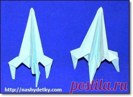 Космические поделки для детей. Ракета, луноход, инопланетяне и видео, как сделать ракету оригами.