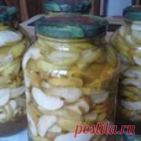 Консервированные яблоки в собственном соку - кулинарный рецепт