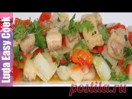 ВКУСНАЯ РЫБА в КИСЛО-СЛАДКОМ СОУСЕ с ОВОЩАМИ по-китайски | Fried Fish in Sweet and Sour Sauce