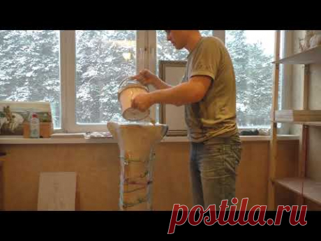 КаК это Сделано|Изготовление Гипсовой Колонны - YouTube