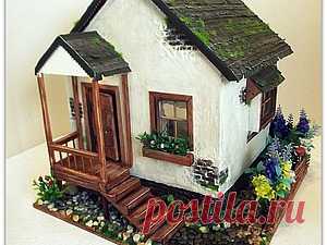 Миниатюрный домик с печкой. - Ярмарка Мастеров - ручная работа, handmade