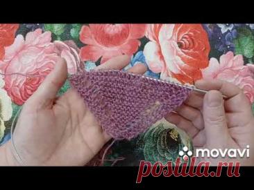 Косынка, бактус, шаль, платок. Один рядочек - и готов!!!#вязание