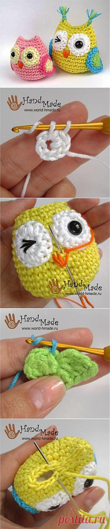 Маленькая сова крючком