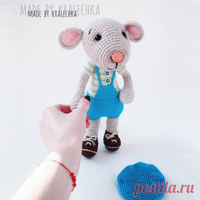 Мышонок :) Описание вязания
источник: https://www.instagram.com/alenka.knit.volik/
