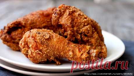 Рецепт курицы из KFC - xрустящая острая корочка, панировка и сочная мякоть - ммммммммммм, объедение!