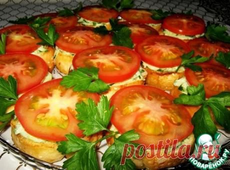 Бутерброды закусочные "Нежность" - кулинарный рецепт