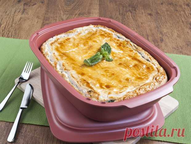 Tupperware -Пирог со шпинатом
