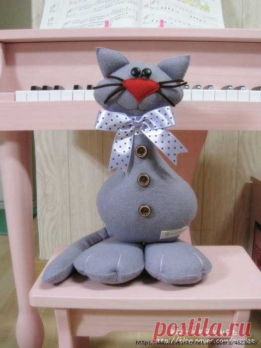 Котик. Мягкая игрушка. Выкройка