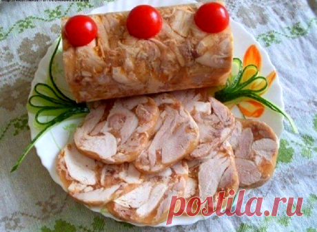 Куриный рулет в бутылке - круче котлет, нежнее отбивных! » Женский Мир