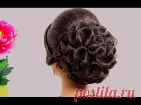 Hairstyles for medium hair. Updo hairstyles. Bridal wedding hairstyles