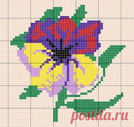 Жаккардовое вязание крючком и спицами.