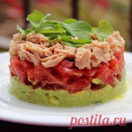 Тимбал из авокадо и тунца рецепт – испанская кухня: салаты