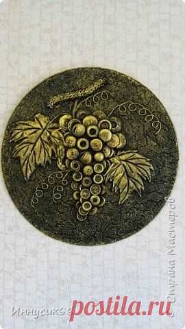 Панно "Гроздь винограда".МК. | Страна Мастеров
