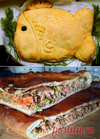 Этот рыбный пирог — очень вкусный!!! Стоит попробовать;) — Вкусные рецепты