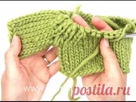 How to work raglan with rib