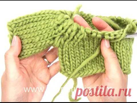 How to work raglan with rib