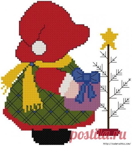 Крошка Сью - схемы для вышивки крестом.