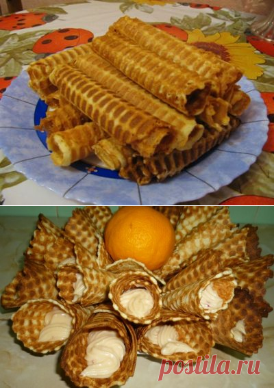 Тонкие хрустящие вафли