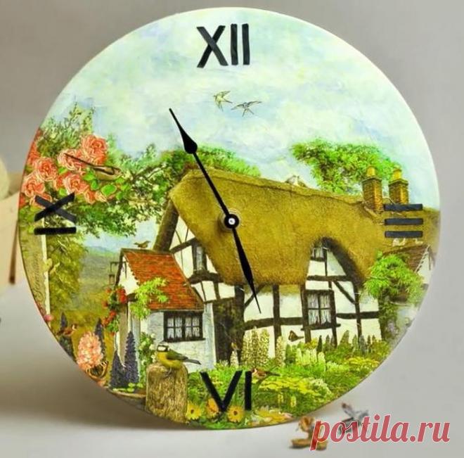 Часы из виниловой пластинки своими руками