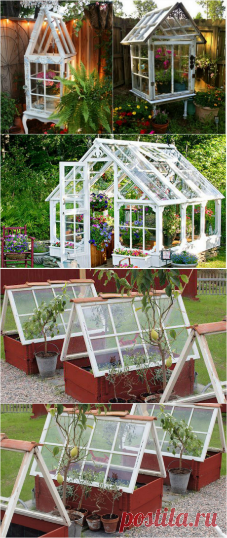 16 оригинальных теплиц, которые можно сделать своими руками из доступных материалов