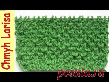Узор для вязания ВАРЕЖЕК (рукавиц). Узоры спицами. Вязание спицами для начинающих Larisa Chmyh №32 - YouTube