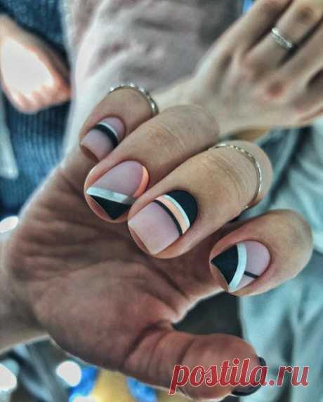 Черный маникюр 2021: актуальные фото новинки модного дизайна ногтей | volosomanjaki.com
