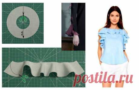 Выкройка волана — Сделай сам, идеи для творчества - DIY Ideas