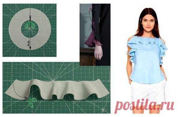 Выкройка волана — Сделай сам, идеи для творчества - DIY Ideas