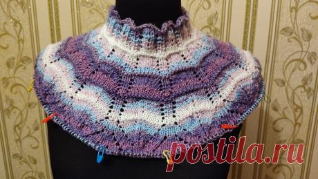 Самые лучшие и красивые круглые кокетки спицами. | Волшебный клубок. Яна Зима. | Дзен