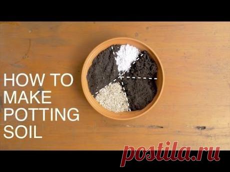 Basic Potting Soil Recipe: 1 Part Compost; 1 Part Garden Soil; 1 Part Peat Moss; 1/2 Part Vermiculite or Perlite (Use perlite for water retention and drainage. Use vermiculite to increase water and nutrient retention and aerate the soil). Add peat moss and Vermiculite to container. Gently wet it and mix. Add compost and garden soil. Mix. Use as you would any potting mix. Can be scaled up by increased amounts...