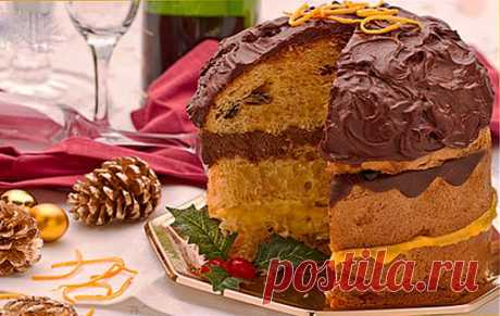 Кулич фаршированый апельсиновым и шоколадным кремом | Жарю-Варю