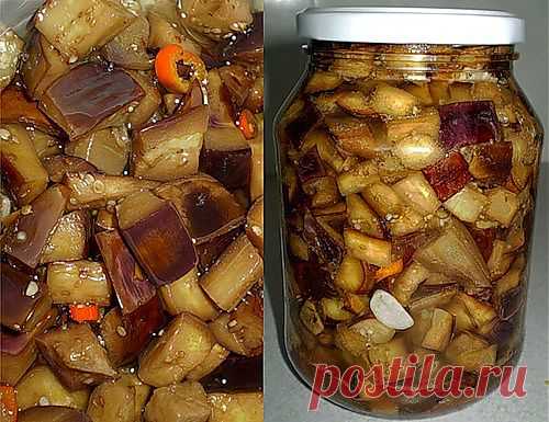 Баклажаны под грибочки.