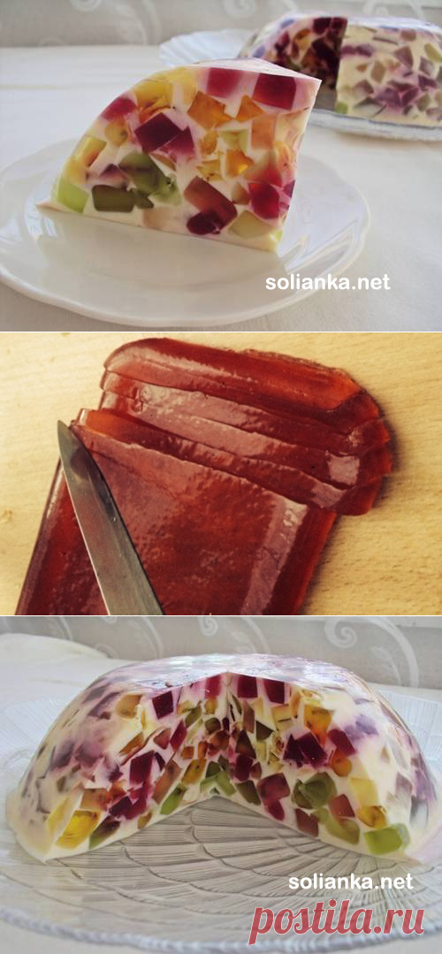 Очень вкусный и легкий десерт "Битое стекло"