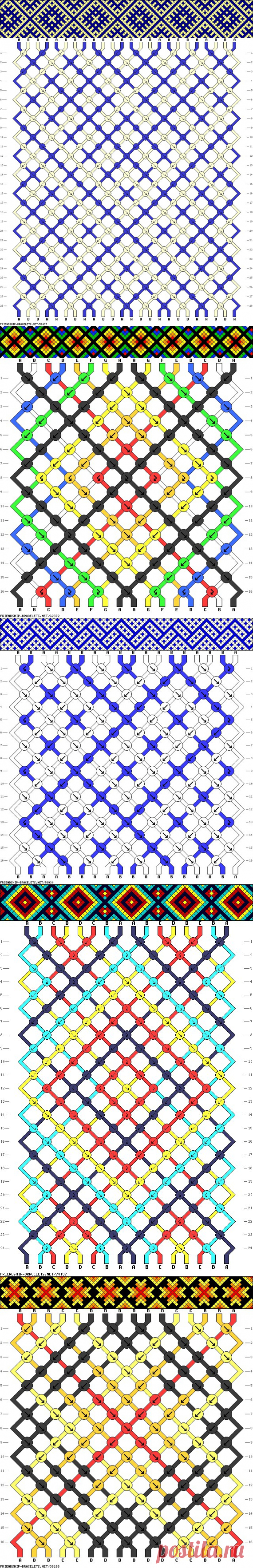 Схемы для фенечек