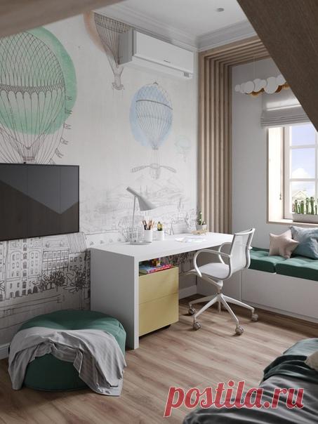 Проект детской 12,9 кв.м для мальчика Дизайнер — Шестова Юлия