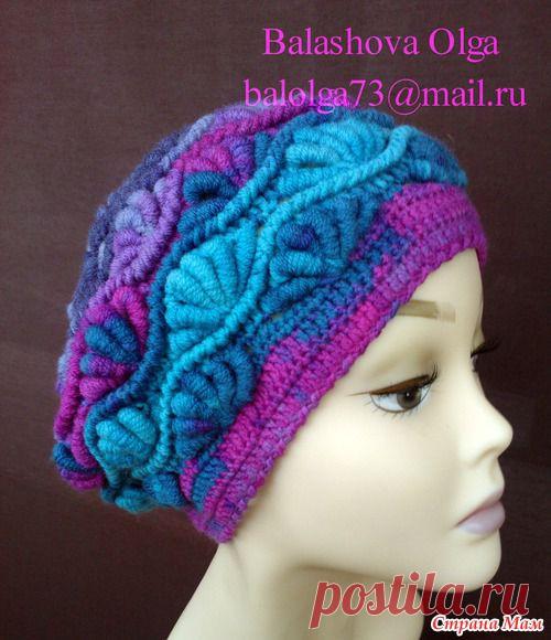 получение крючком берета с почтовой плакат | сделать ручной работы, вязание крючком, ремесла