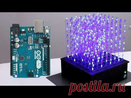 8x8x8 LED CUBE WITH ARDUINO UNO