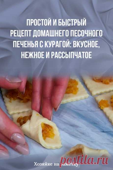 Простой и быстрый рецепт домашнего песочного печенья с курагой: вкусное, нежное и рассыпчатое
