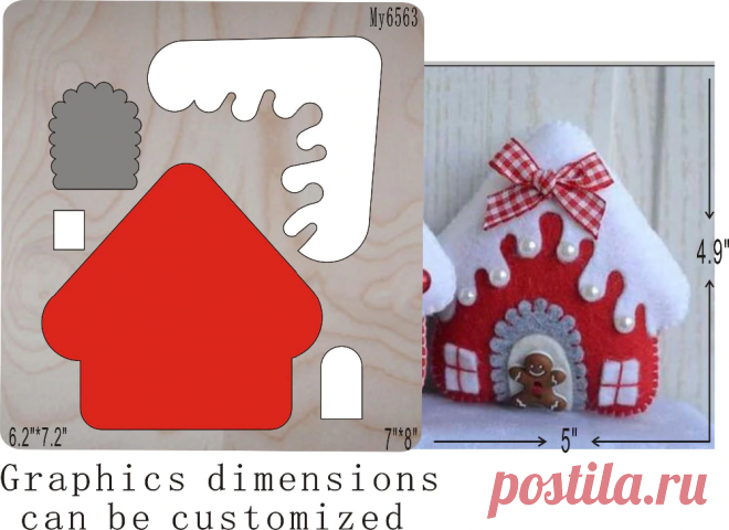 This contains an image of: 58.99US $ |3d Diy Christmas House Die Cutting & Wooden Dies Fit Scrabooking My6563 - Cutting Dies - AliExpress