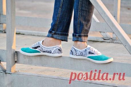 16 оригинальных способов украсить и обновить кеды