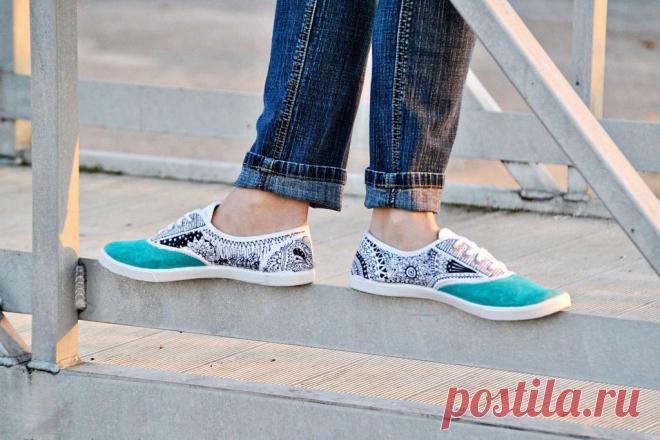 16 оригинальных способов украсить и обновить кеды