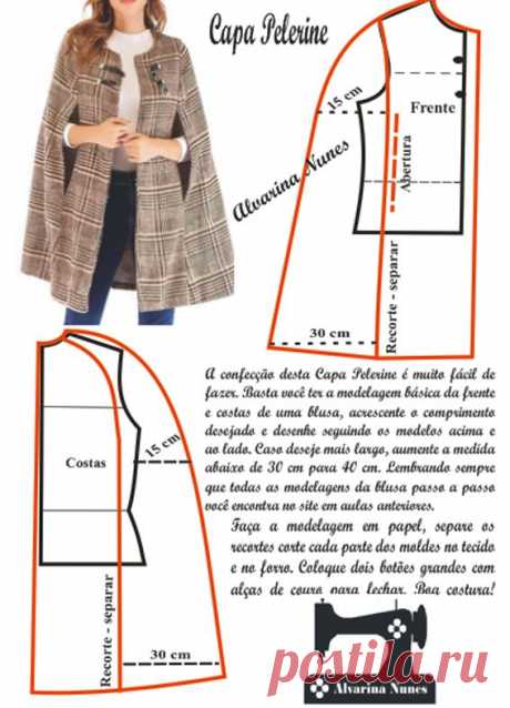 Пин содержит это изображение: Costura e Modelagem2