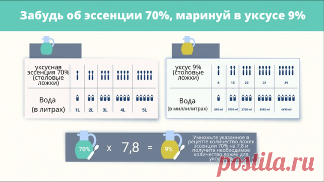 Как заменить уксусную эссенцию уксусом? Удобная шпаргалка, которая пригодится на любой кухне - Кухня - TVNET Lifestyle - Саморазвитие, хобби и стиль жизни - TVNET Lifestyle - TVNET - настоящие новости