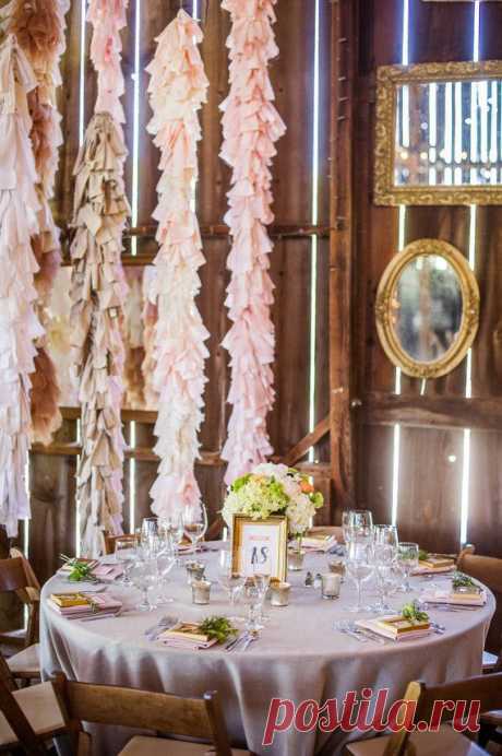 Гирлянды в свадебном декоре - Weddywood