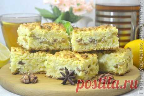 👌 Домашний тёртый пирог с творогом и изюмом - подробный рецепт, рецепты с фото Вкусный рецепт Домашний тёртый пирог с творогом и изюмом - подробный рецепт, пошаговый, с фото и отзывами 👍 Разные рецепты, Очень вкусные блюда, Разные пироги, Выпечка из творога, Песочное тесто