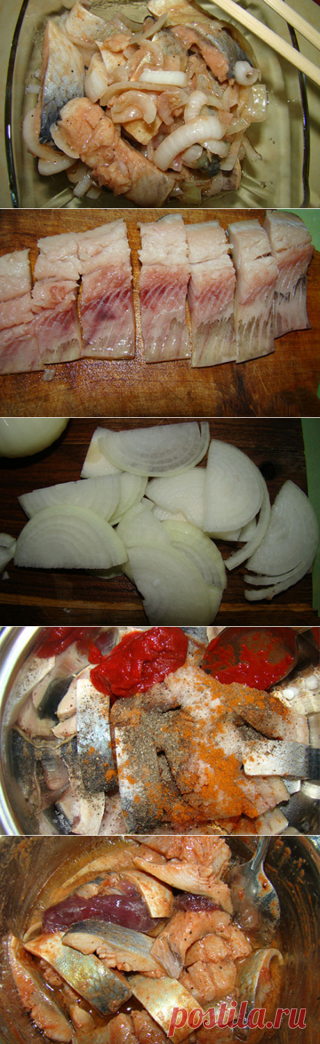 Сельдь маринованная по-корейски