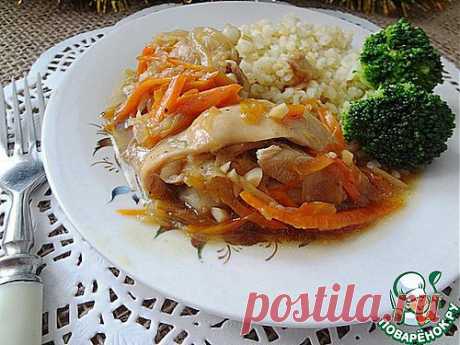 Куриные окорочка тушеные в соевом соусе - кулинарный рецепт